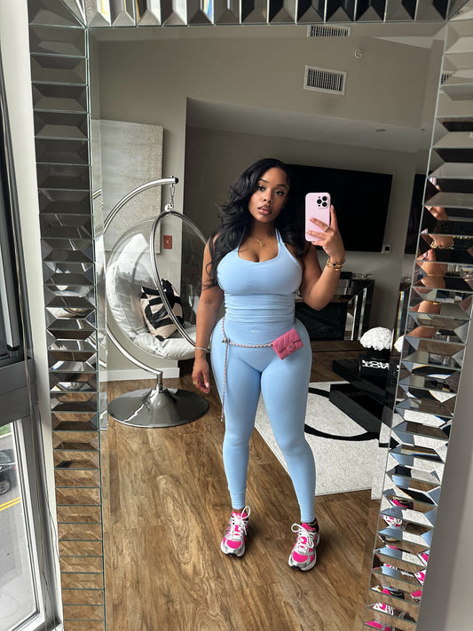 Contour Luxe Scoop Neck Halter Top